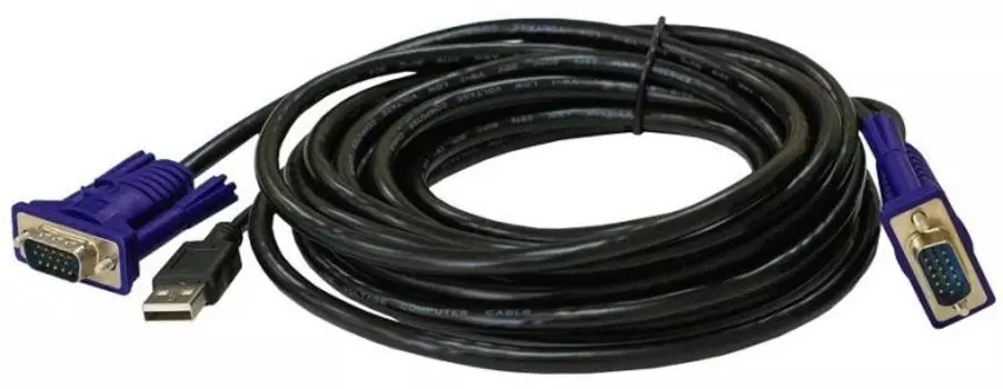Кабель ORIGO OKVMCU3/A1A KVM с разъемами VGA и USB, 3 м