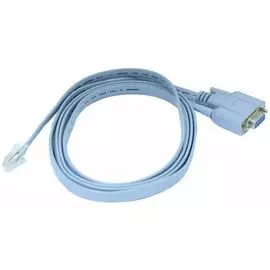 Кабель OSNOVO Console-RJ45-DB9F консольный для подключения сетевого оборудования к компьютеру по стандарту RS-232. Разъемы: 1 x Rj45; 1 x DB9 (female)