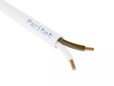 Кабель Паритет КСПВ 2х0,4 с однопроволочными 2 жилами, D-вн. 3,0 мм, D-жил 0,4 мм (500 м бухта)