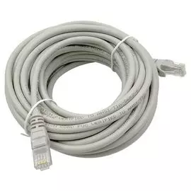 Кабель патч-корд Buro UTP-6-10M-G UTP 4 пары cat6 CCA molded 10м серый RJ-45 (m)-RJ-45 (m) 1543687