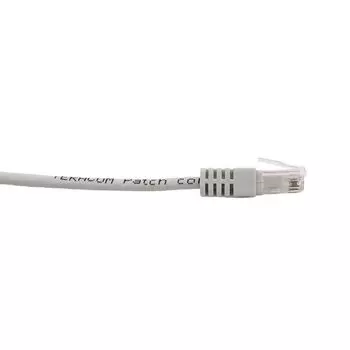 Кабель патч-корд EKF TRC-5EUTP-PVC-05M-GY TERACOM Cat.5E (1Гбит/с) неэкран. UTP PVC серый (0,5м)