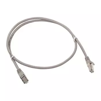 Кабель патч-корд EKF TRP-5EFTP-LSH-2M-GY TERACOM PRO Cat.5E экран. FTP LSZH серый (2,0м)