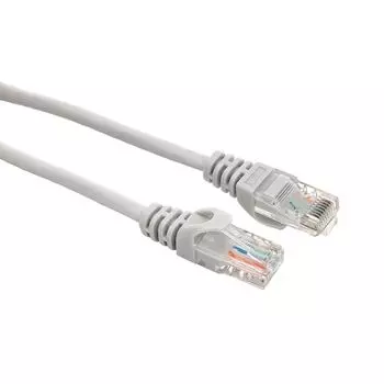 Кабель патч-корд EKF TRP-5EUTP-PVC-1M-GY TERACOM PRO Cat.5E неэкран. UTP PVC серый (1,0м)