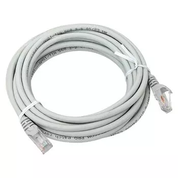 Кабель патч-корд EKF TRP-6UTP-LSH-5M-GY TERACOM PRO Cat.6 неэкран. UTP LSZH серый (5,0м)
