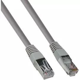 Кабель патч-корд F/UTP 5e кат. 10м Exegate FTP-RJ45-RJ45-C5e-10M-GY EX272305RUS серый