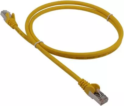 Кабель патч-корд F/UTP 5e кат. 2м. Lanmaster LAN-PC45/S5E-2.0-YL RJ45 - RJ45, 4 пары, желтый, LSZH