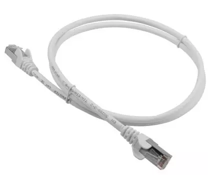 Кабель патч-корд F/UTP 5e кат. 7м. Lanmaster LAN-PC45/S5E-7.0-WH LSZH, белый