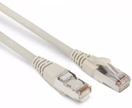Кабель патч-корд F/UTP 5e кат. 15м. Hyperline PC-LPM-STP-RJ45-REV-RJ45-C5e-15M-LSZH-GY реверсивный, экранированный, LSZH, серый