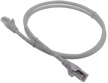 Кабель патч-корд F/UTP 5e кат. 2м. Lanmaster LAN-PC45/S5E-2.0-GY RJ45 - RJ45, 4 пары, серый, LSZH