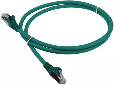Кабель патч-корд F/UTP 6 кат. 3м Lanmaster LAN-PC45/S6-3.0-GN RJ45 - RJ45, 4 пары, зеленый, LSZH