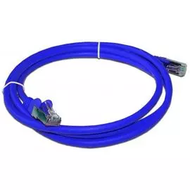 Кабель патч-корд F/UTP 5e кат. 0,5м. Lanmaster LAN-PC45/S5E-0.5-BL RJ45 - RJ45, 4 пары, синйи, LSZH
