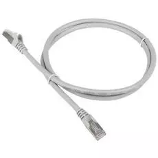 Кабель патч-корд F/UTP 5e кат. 1,5м. TWT TWT-45-45-1.5/S-GY RJ45 - RJ45, 4 пары, серый