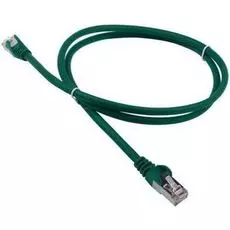 Кабель патч-корд F/UTP 5e кат. 2м. Lanmaster LAN-PC45/S5E-2.0-GN RJ45 - RJ45, 4 пары, зеленый, LSZH