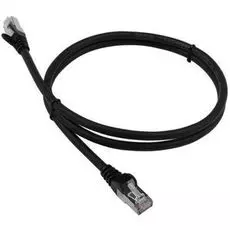 Кабель патч-корд F/UTP 6 кат. 10м. Lanmaster LAN-PC45/S6-10-BK LSZH, черный