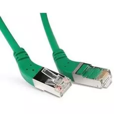 Кабель патч-корд F/UTP 6 кат. 1м Hyperline PC-APM-STP-RJ45/L45-RJ45/R45-C6-1M-LSZH-GN