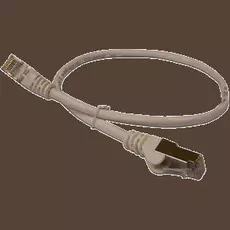 Кабель патч-корд F/UTP 6 кат. 2м. Lanmaster LAN6-S45-45-2.0-GY серый