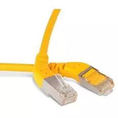 Кабель патч-корд FTP 6 кат. 3м. Hyperline PC-APM-STP-RJ45/L45-RJ45/L45-C6-3M-LSZH-YL