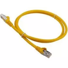 Кабель патч-корд FTP 6а кат. 10м. Lanmaster LAN-PC45/S6A-10-YL LSZH, желтый