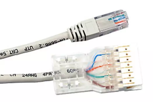 Кабель патч-корд Hyperline PC-110-RJ45-4P-C5e-3M-LSZH-GY 110 тип - RJ-45, 4 пары, Cat.5e, LSZH, 3 м, серый