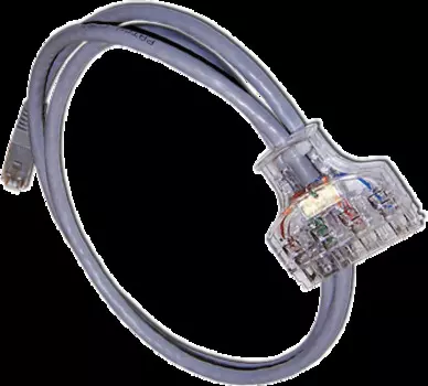 Кабель патч-корд Lanmaster LAN-45-P4-1m 110 тип - RJ45, 4 пары, UTP, 1 м