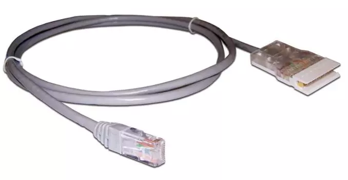 Кабель патч-корд Lanmaster LAN-45-P4-2m 110 тип - RJ45, 4 пары, UTP, 2 м