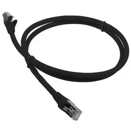 Кабель патч-корд Lanmaster LAN-PC45/S6A-1.5-BK LSZH FTP кат.6A, 1.5 м, черный