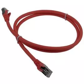 Кабель патч-корд Lanmaster LAN-PC45/S6A-2.0-RD RJ45 - RJ45, 4 пары, FTP, категория 6A, 2 м, красный, LSZH