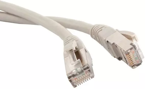 Кабель патч-корд Lanmaster LAN-PC45/S6A-1.0-GY FTP кат.6A, LSZH,1м, серый