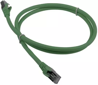Кабель патч-корд Lanmaster LAN-PC45/S6A-1.0-GN RJ45 - RJ45, 4 пары, FTP, категория 6A, 1 м, зеленый, LSZH