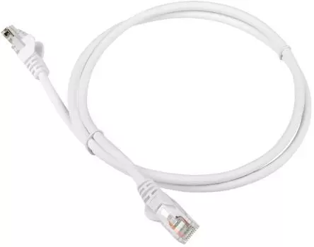 Кабель патч-корд Lanmaster LAN-PC45/U5E-0.5-WH RJ45 - RJ45, 4 пары, UTP, категория 5е, 0.5 м, белый, LSZH