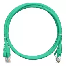 Кабель патч-корд U/UTP 5e кат. 1м. NikoMax NMC-PC4UD55B-010-GN 2хRJ45/8P8C, T568B, Molded, BC (чистая медь), PVC нг(А), зеленый