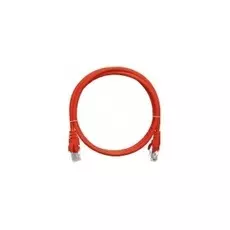 Кабель патч-корд U/UTP 5e кат. 2м. NikoMax NMC-PC4UD55B-020-RD 2хRJ45/8P8C, T568B, Molded, BC (чистая медь), PVC нг(А), красный
