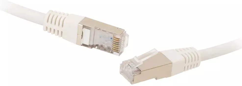 Кабель патч-корд S/FTP 6А кат. 0.5м SNR SNR-S/FTP4-6A-005-S-LST-WT S/FTP 4-х парный cat.6A 0,5м,slim, LSZH, белый