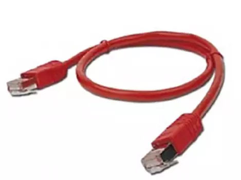 Кабель патч-корд U/UTP 5e кат. 0.25м BION BPC-U5E101-0.25M-RD AWG 26 (7/0,16мм), CCA, многожильный, PVC, красный