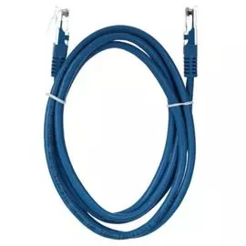 Кабель патч-корд U/UTP 5e кат. 1.5м Aopen/Qust ANP511_1.5M_B литой, синий