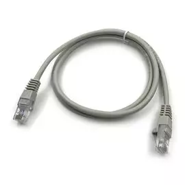 Кабель патч-корд U/UTP 5e кат. 20м Buro UTP-5E-20M-G литой (molded), 4 пары, 26AWG, CCA, серый