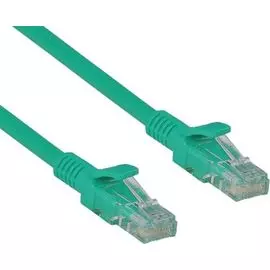 Кабель патч-корд U/UTP 5e кат. 2м. Exegate UTP-RJ45-RJ45-5e-2M-GN EX258675RUS зеленый