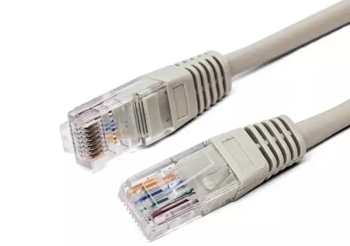 Кабель патч-корд U/UTP 5e кат. 10м Filum FL-U5-C-10M 26AWG(7x0.16 мм), чистая медь, PVC, серый
