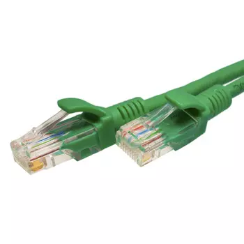 Кабель патч-корд U/UTP 5e кат. 3м. SUPRLAN 10-0159 4x2 26AWG (7x0.16mm) Cu LSZH зеленый