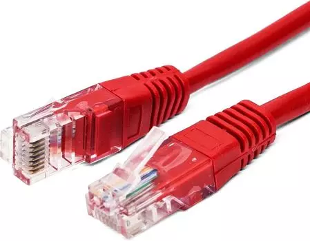 Кабель патч-корд U/UTP 5e кат. 7.5м Filum FL-U5-7.5M-R 26AWG(7x0.16 мм), омедненный алюминий (CCA), PVC, красный