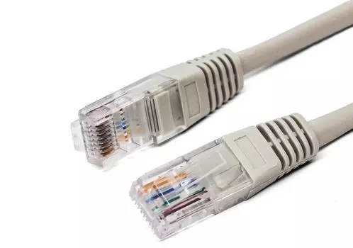 Кабель патч-корд U/UTP 5e кат. 2м Filum FL-U5-2M 26AWG(7x0.16 мм), омедненный алюминий (CCA), PVC, серый