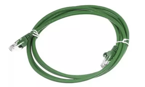 Кабель патч-корд U/UTP 5e кат. 1м. Lanmaster LAN-PC45/U5E-1.0-GN RJ45 - RJ45, 4 пары, зеленый, LSZH