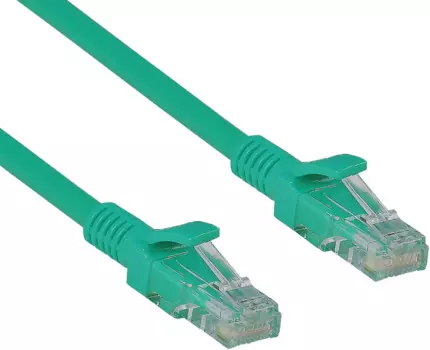 Кабель патч-корд U/UTP 5e кат. 5м Exegate UTP-RJ45-RJ45-5e-5M-GN EX282033RUS зеленый