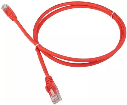 Кабель патч-корд U/UTP 5e кат. 0.3м Lanmaster LAN-PC45/U5E-0.3-OR RJ45 - RJ45, 4 пары, оранжевый, LSZH
