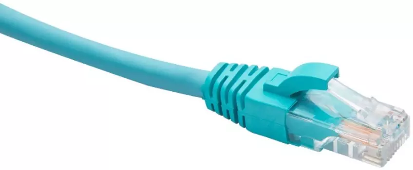 Кабель патч-корд U/UTP 5e кат. 2м Datarex DR-181609 LSZH нг(А)-HF 2,0 м, бирюзовый