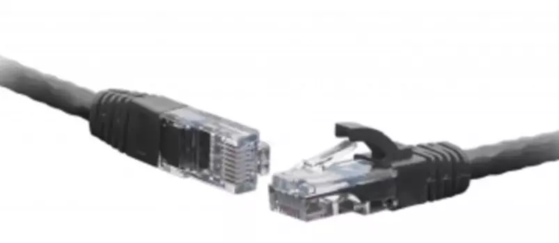 Кабель патч-корд U/UTP 5e кат. 2м SNR SNR-UU4-5E-020-LST-BK U/UTP 4-х парный cat.5e 2.0м LSZH standart чёрный