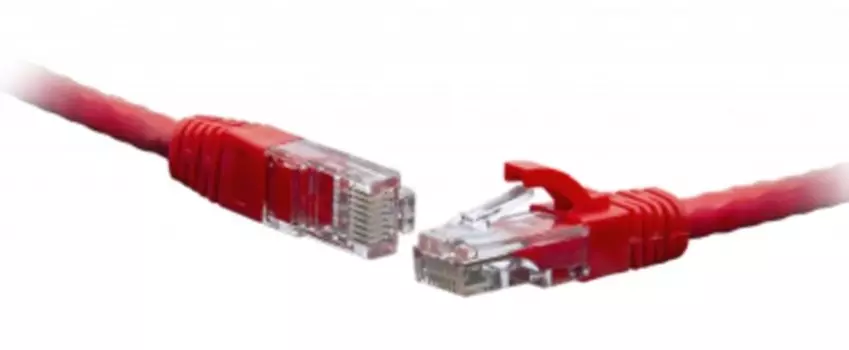 Кабель патч-корд U/UTP 5e кат. 2м SNR SNR-UU4-5E-020-LST-RD U/UTP 4-х парный cat.5e 2.0м LSZH standart красный