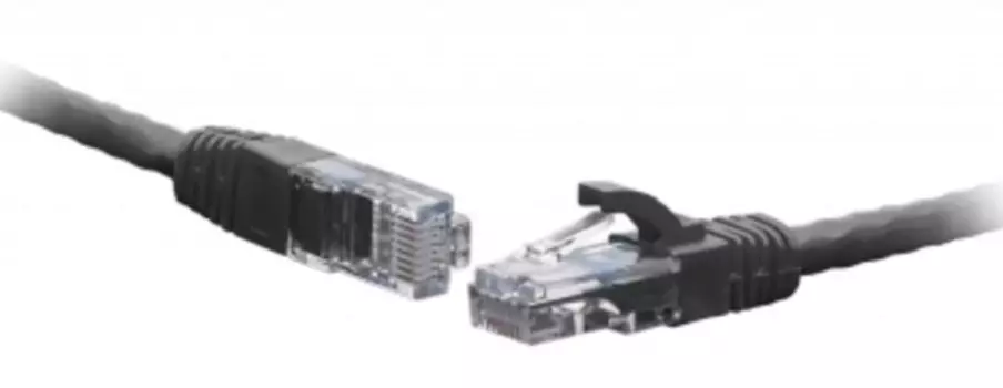 Кабель патч-корд U/UTP 5e кат. 10м SNR SNR-UU4-5E-100-LST-BK U/UTP 4-х парный cat.5e 10.0м LSZH standart чёрный