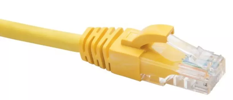 Кабель патч-корд U/UTP 5e кат. 1м Datarex DR-181407 LSZH нг(А)-HF 1,0 м, желтый