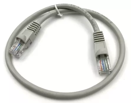 Кабель патч-корд U/UTP 5e кат. 0.25м Buro UTP-5E-0.25M-G-LSZH 4 пары серый RJ-45 (m)-RJ-45 (m) (2053013)